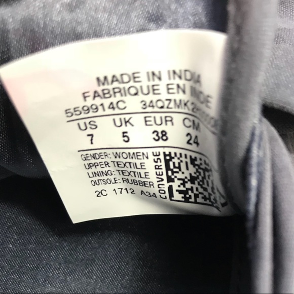 Converse AdVulc CTAS KNOT BRUSHED TWILL SLIPGrey🐘 - Picture 6 of 6